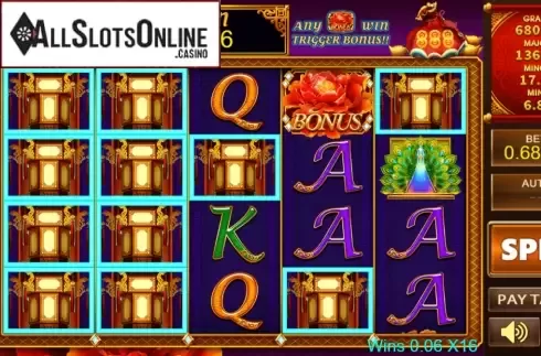 Win Screen . Peacock King 2 from PlayStar