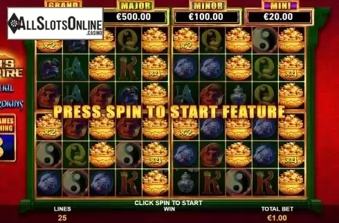 Bonus Gameplay Screen