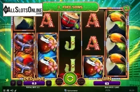 Free Spins screen 2