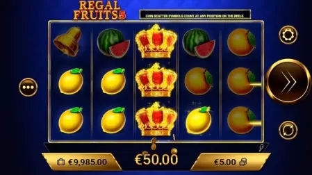 Regal Fruits 5 slot screenshot 2