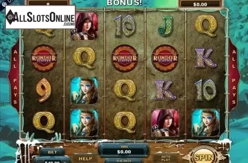 Bonus Free spins. Reindeer Wild Wins from Genesis