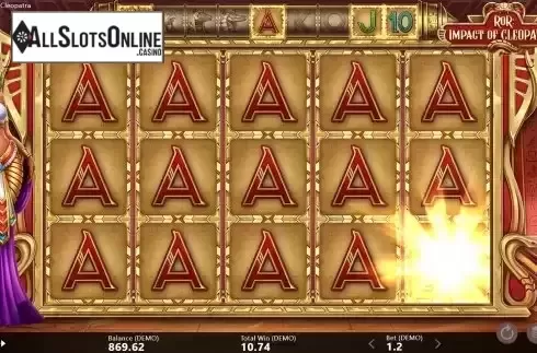 Free Spins Gameplay Screen