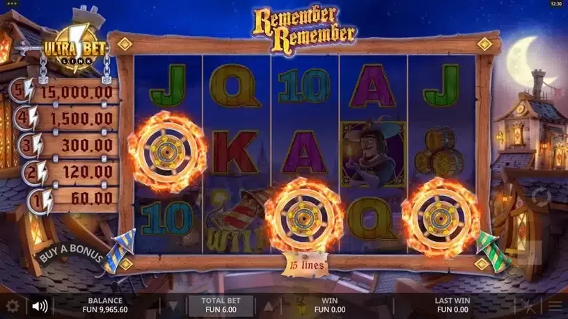 Remember Remember slot screenshot 2