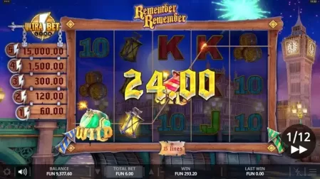 Remember Remember slot screenshot 6