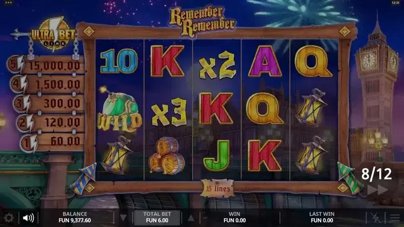 Remember Remember slot screenshot 5