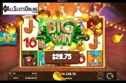 Big Win screen