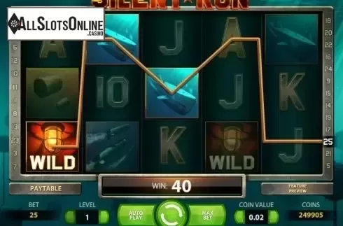 Screen4. Silent Run from NetEnt