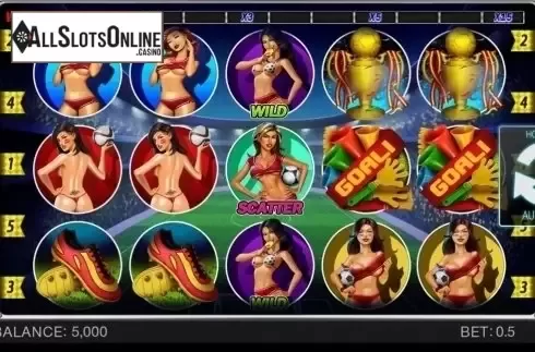 Screen3. Soccer Babes from Spinomenal