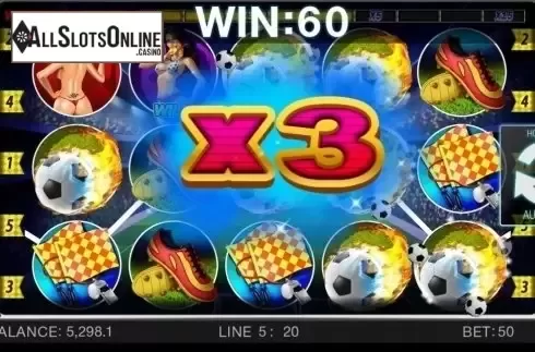 Screen4. Soccer Babes from Spinomenal