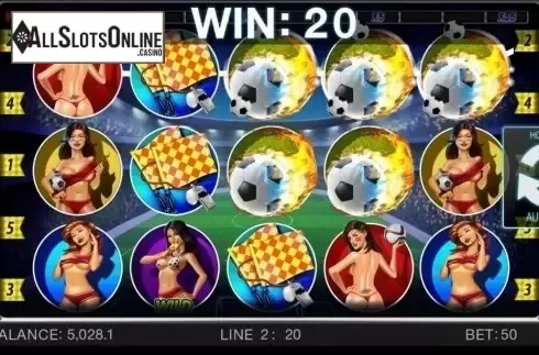 Screen7. Soccer Babes from Spinomenal