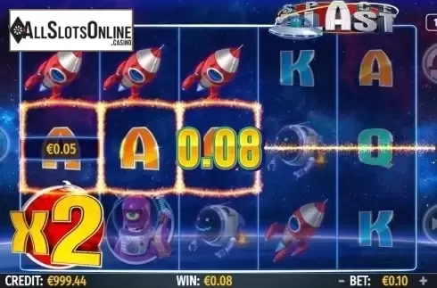 Win Screen. Space Blast from Octavian Gaming