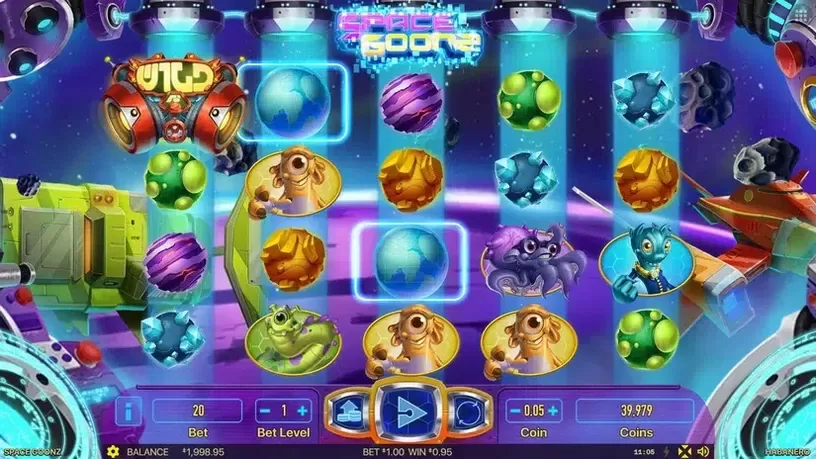 Space Goonz slot screenshot 2