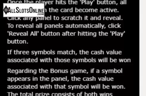 Game rules 1