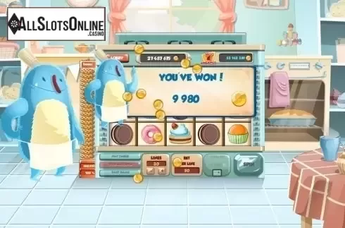 Win Screen. Sweet Temptations from Red Rake