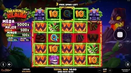 Treasures of Kilauea slot screenshot 7
