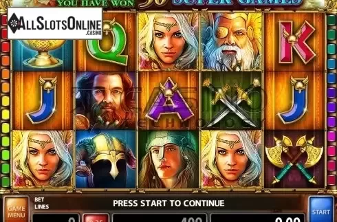 Screen3. Valkyrie (Casino Technology) from Casino Technology