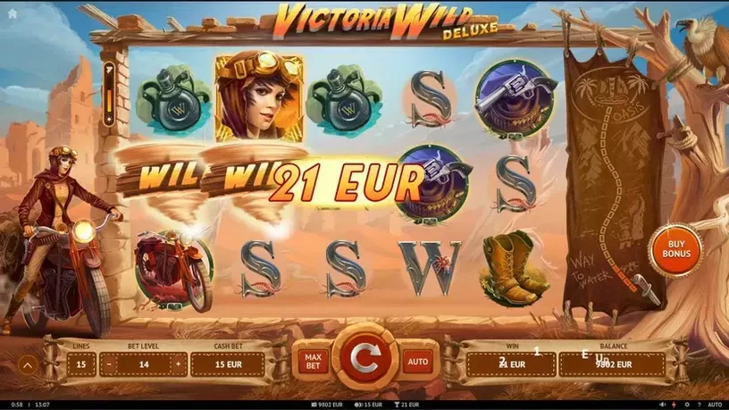 Victoria Wild Deluxe slot screenshot 2