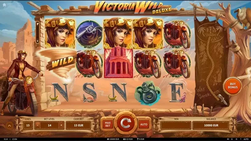 Victoria Wild Deluxe slot screenshot 1
