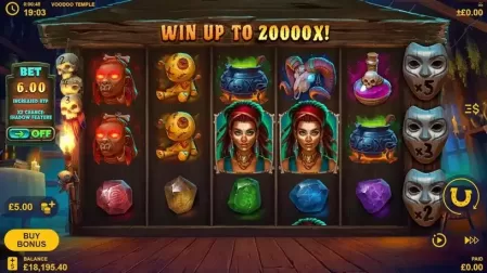 Voodoo Temple slot screenshot 1