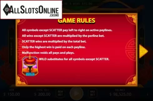 Rules. WanFu JinAn from KA Gaming