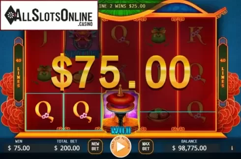 Win Screen 2. WanFu JinAn from KA Gaming