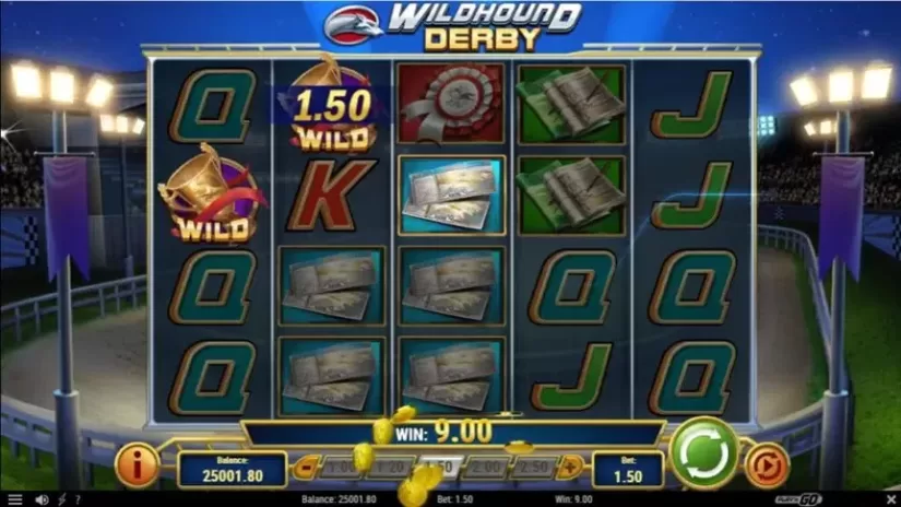 Wildhound Derby slot screenshot 2