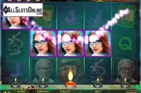 Reel Screen. Zombie Lab from Octavian Gaming