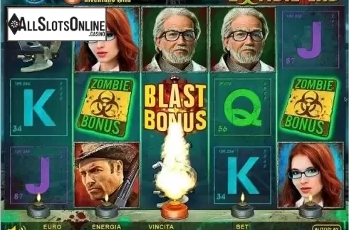 Reel Screen. Zombie Lab from Octavian Gaming