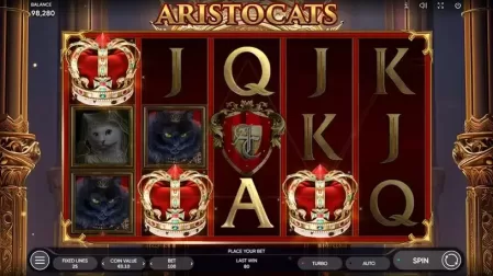 Aristocats slot screenshot 2