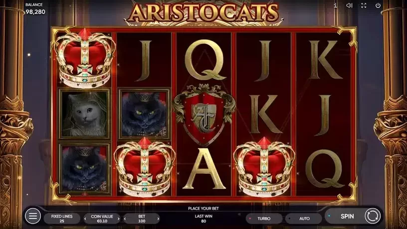 Aristocats slot screenshot 2