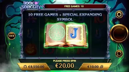 Book of Sorcery slot screenshot 3