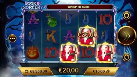Book of Sorcery slot screenshot 2