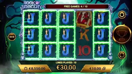 Book of Sorcery slot screenshot 4