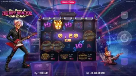 Dr. Rock & the Riff Reactor 2 slot screenshot 2