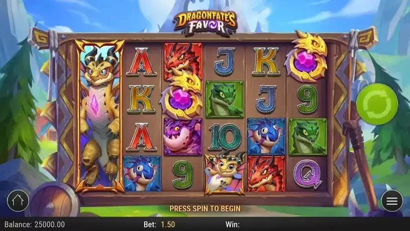 Dragonfate’s Favor slot screenshot 