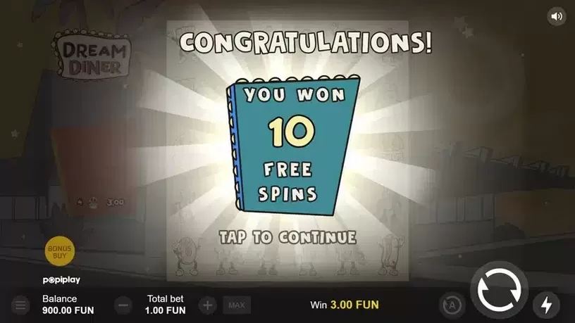Dream Diner slot screenshot 3