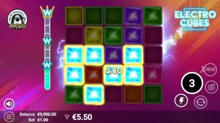Electro Cubes slot screenshot 3