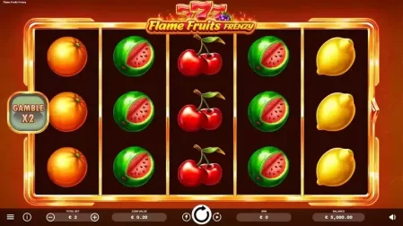 Flame Fruits Frenzy slot screenshot 1