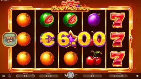 Flame Fruits Frenzy slot screenshot 4
