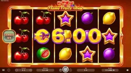 Flame Fruits Frenzy slot screenshot 2