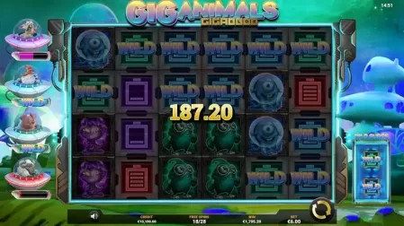 Giganimals Gigablox slot screenshot 8