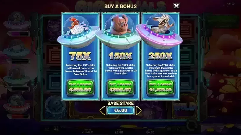 Giganimals Gigablox slot screenshot 2