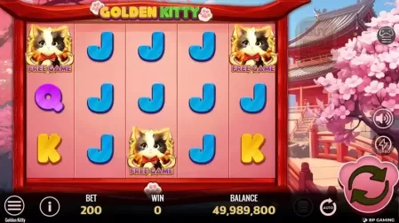 Golden Kitty slot screenshot 2