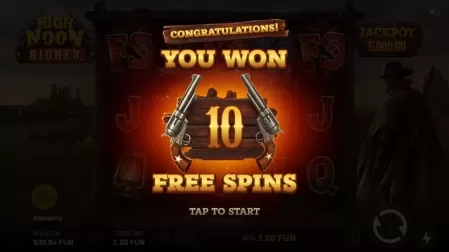 High Noon Riches slot screenshot 3