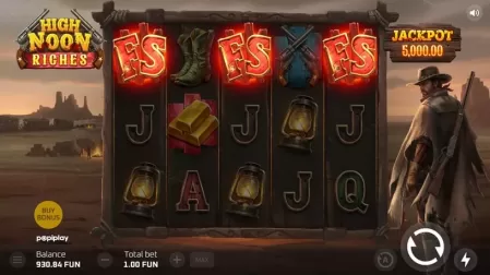 High Noon Riches slot screenshot 2