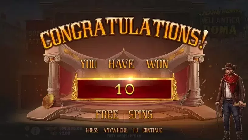 John Hunter Nell'Antica Roma slot screenshot 3