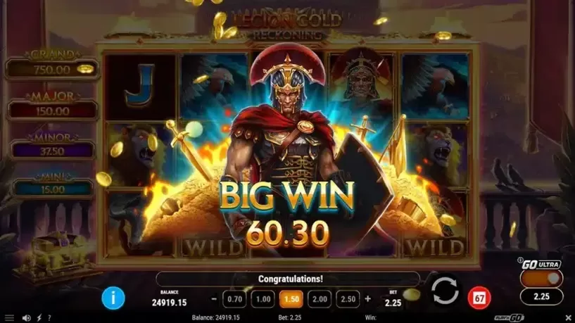 Legion Gold Reckoning slot screenshot 