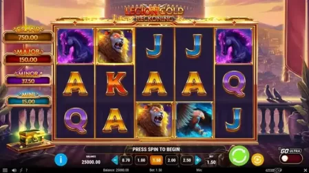 Legion Gold Reckoning slot screenshot 1