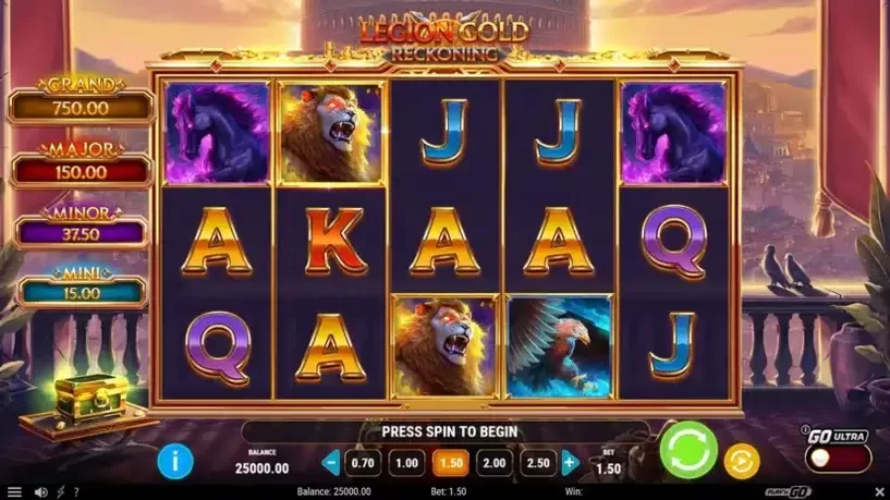 Legion Gold Reckoning slot screenshot 