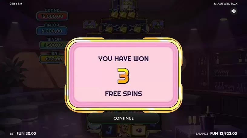 Miami Wild Jack slot screenshot 5